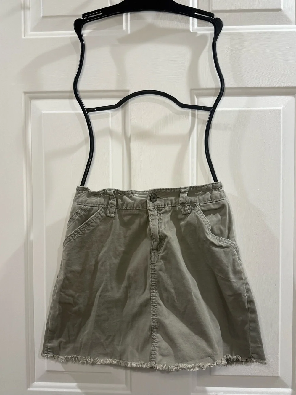 GAP Olive Green A-Line Mini Skirt